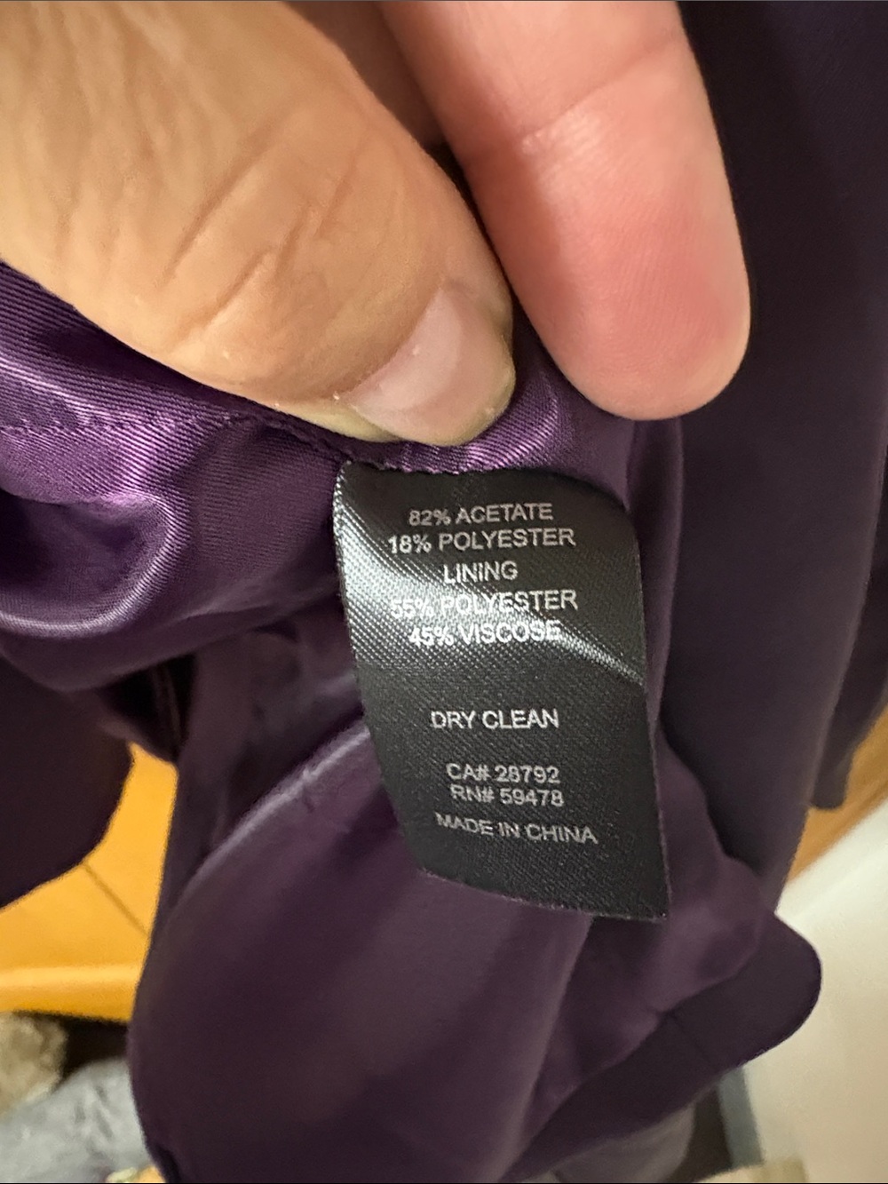 House of Harlow 1960 size medium Satin Purple Tuxedo Blazer brand new - Picture 4 of 6